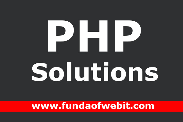 PHP Solutions